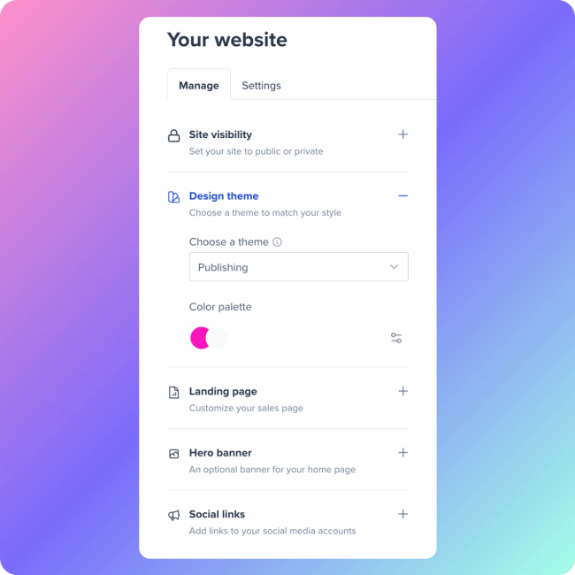 Introducing themes for member websites | Memberful